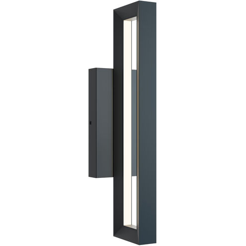Liam LED 18 inch Black Outdoor Wall Sconce