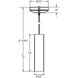 Soho LED 5 inch Satin Nickel Pendant Ceiling Light
