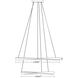 Oberon LED 40 inch Light Antique Brass Pendant Ceiling Light