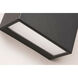 Dakota LED 7 inch Black Outdoor Sconce in 8 in