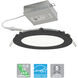 Tuck LED 6.88 inch Black Flush Mount Ceiling Light