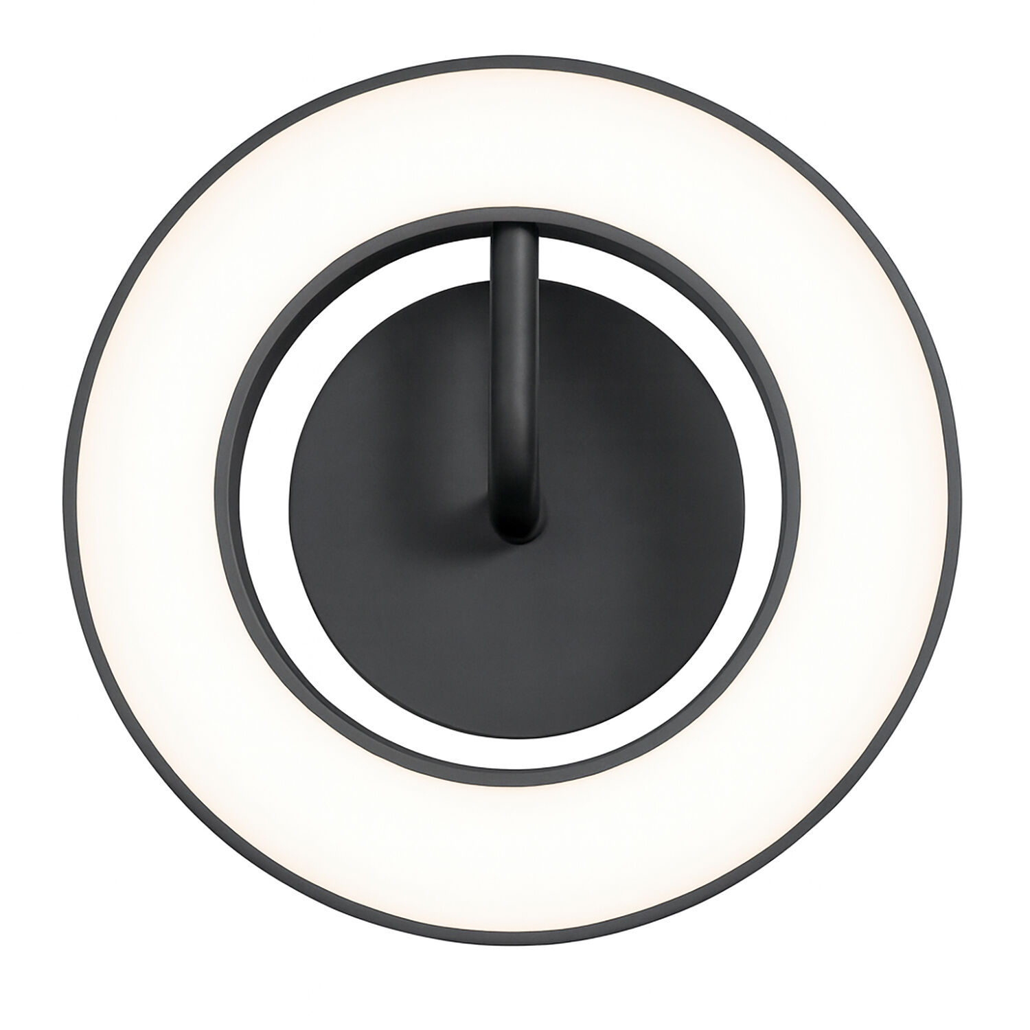 One LED 9.61 inch Black Wall Sconce Wall Light