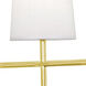 Rose LED 36 inch Satin Brass Linear Pendant Ceiling Light