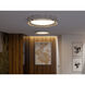 Tatum LED 12 inch Satin Nickel Flush Mount Ceiling Light