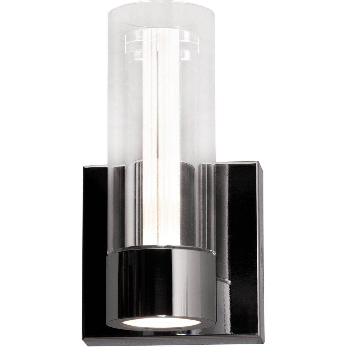Delphia LED 4 inch Polished Chrome Sconce Wall Light