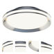 Sona LED 12 inch Satin Nickel Flush Mount Ceiling Light