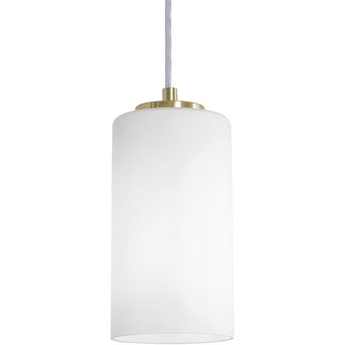 Leo 1 Light 4 inch Light Antique Brass Pendant Ceiling Light