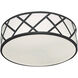 Haven LED 17 inch Black Flushmount Ceiling Light