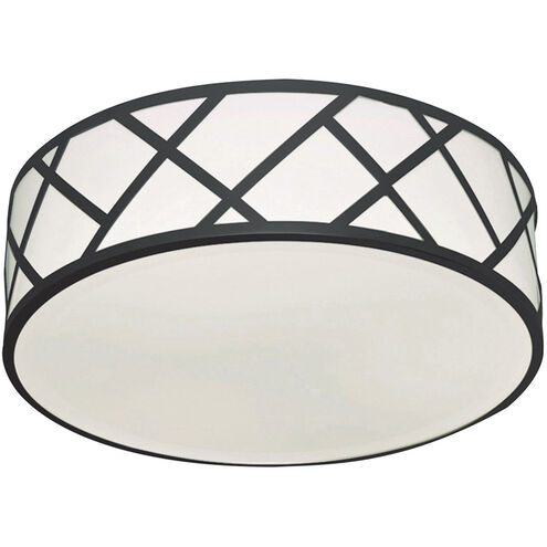 Haven LED 17 inch Black Flushmount Ceiling Light