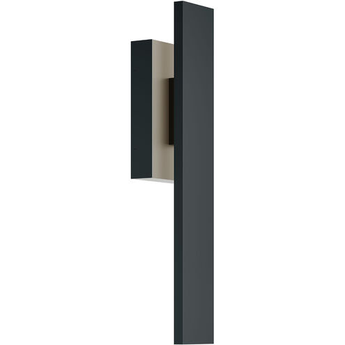 Tru LED 36 inch Black Outdoor Sconce