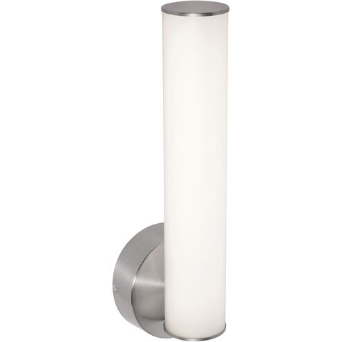 Leia Wall Sconce Wall Light in Satin Nickel, 14 in