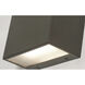 Dakota LED 7 inch Bronze Outdoor Sconce in 8 in