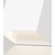 Zoe LED 4 inch White ADA Sconce Wall Light