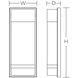Paxton LED 12.01 inch Textured Grey Outdoor Sconce