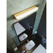 Axel LED 48 inch Satin Brass Vanity Light Wall Light