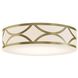Lake LED 20 inch Gold Flush Mount Ceiling Light in Incandescent