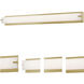 Axel LED 36.75 inch Satin Brass Bath Vanity Wall Light