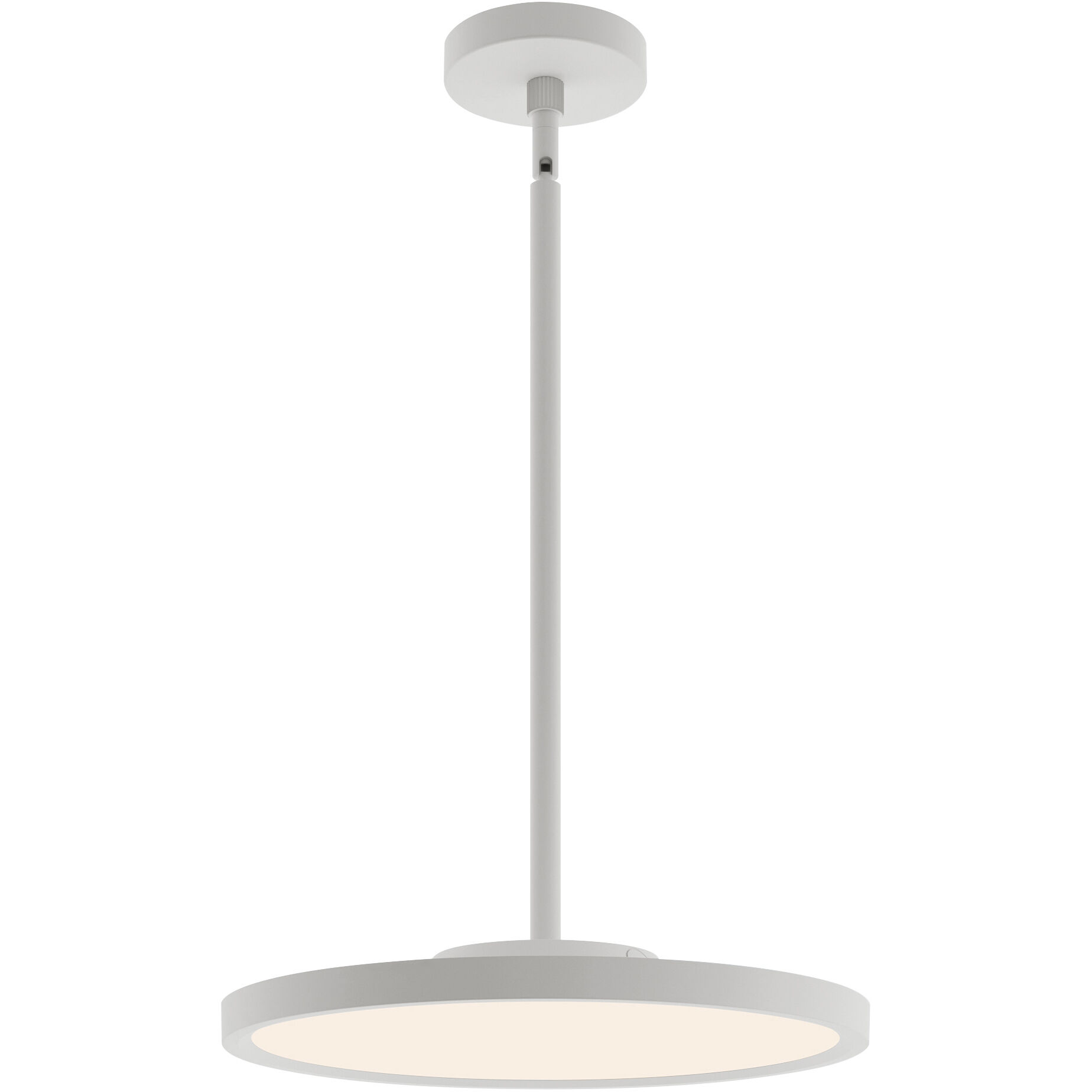 Edge Round LED 16 inch Satin Nickel Pendant Ceiling Light
