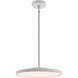 Edge Round LED 16 inch Satin Nickel Pendant Ceiling Light