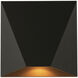Kylo 1 Light 8 inch Black Outdoor Wall Sconce