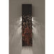 Embers LED 5 inch Black ADA Sconce Wall Light
