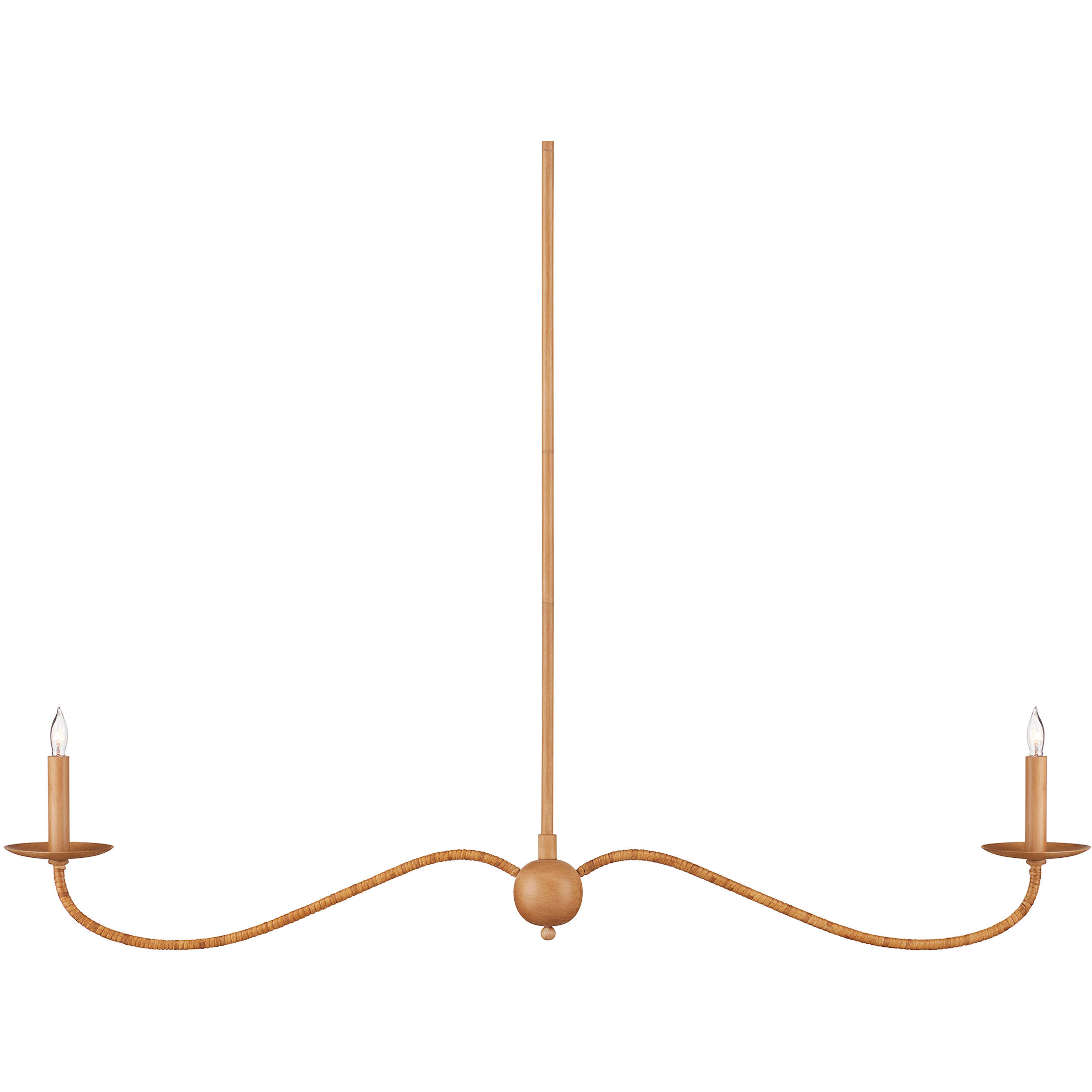 Saxon Linear Chandelier Ceiling Light