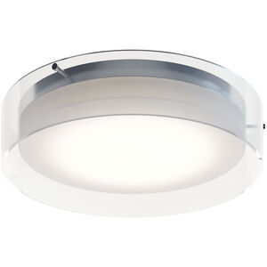 Studio LED 15.5 inch Polished Chrome Flush Mount Ceiling Light