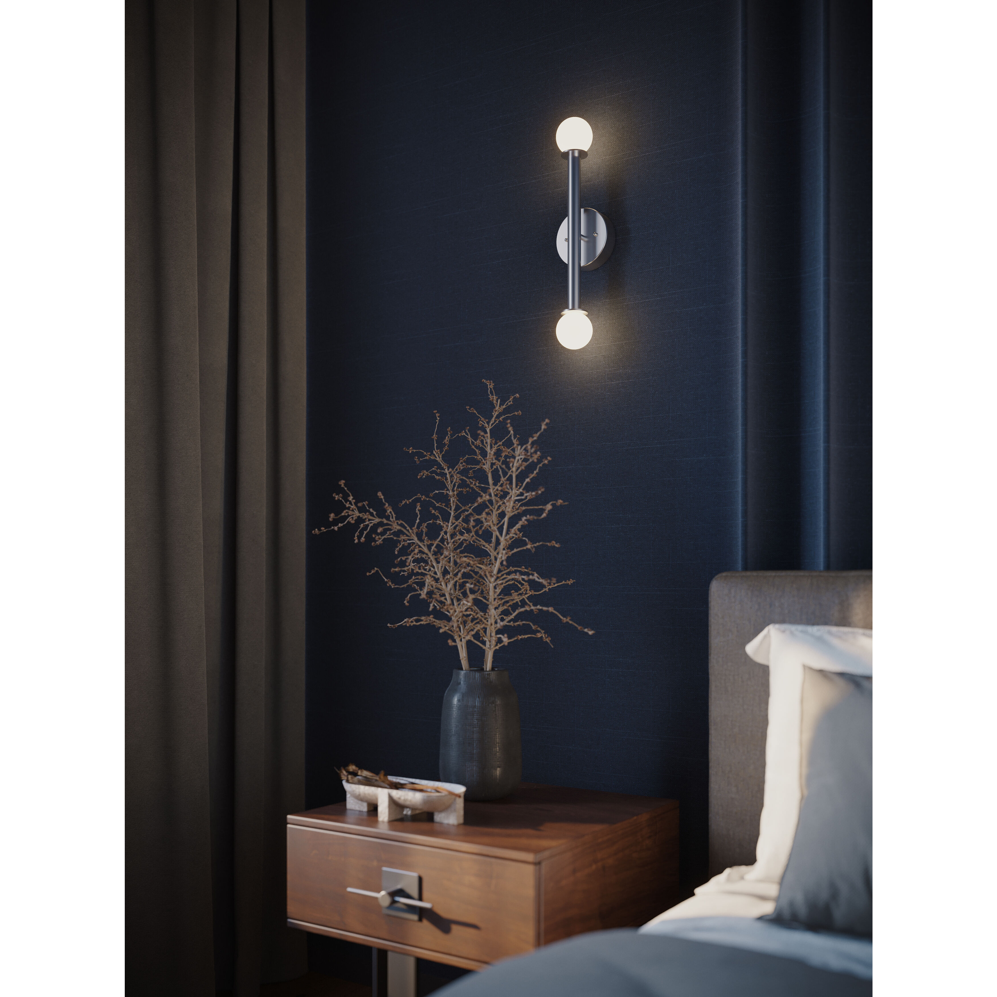 Lane LED 5.5 inch Satin Nickel ADA Sconce Wall Light