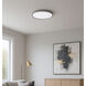 Edge Round LED 16 inch Satin Nickel Flush Mount Ceiling Light