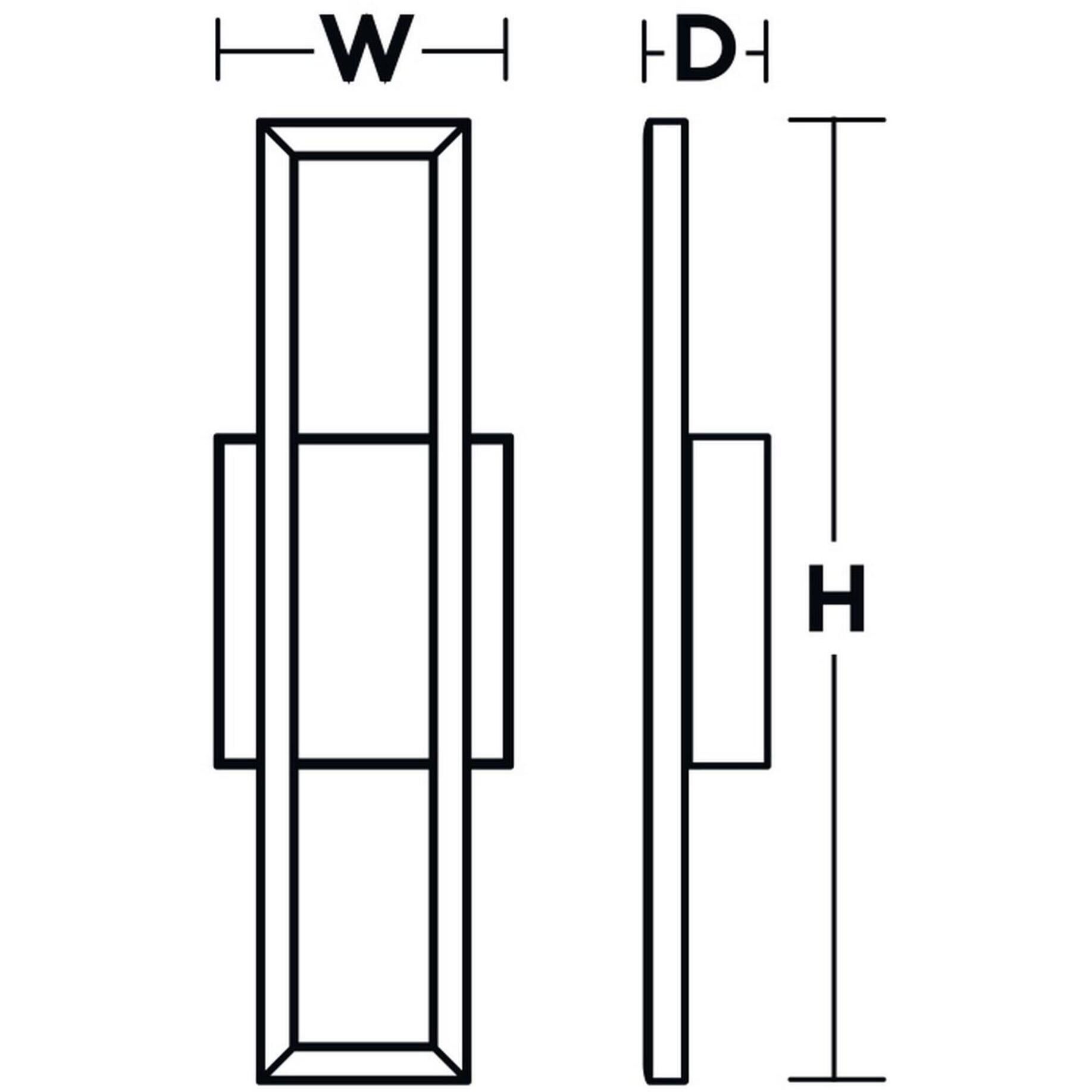Zola LED 24 inch Black Vanity Light Wall Light