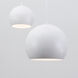 Roxy 1 Light 6 inch White Pendant Ceiling Light