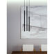 Point LED 6 inch Black Pendant Ceiling Light