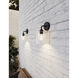William 1 Light 6 inch Black Wall Sconce Wall Light