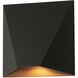 Kylo 1 Light 8 inch Black Outdoor Wall Sconce