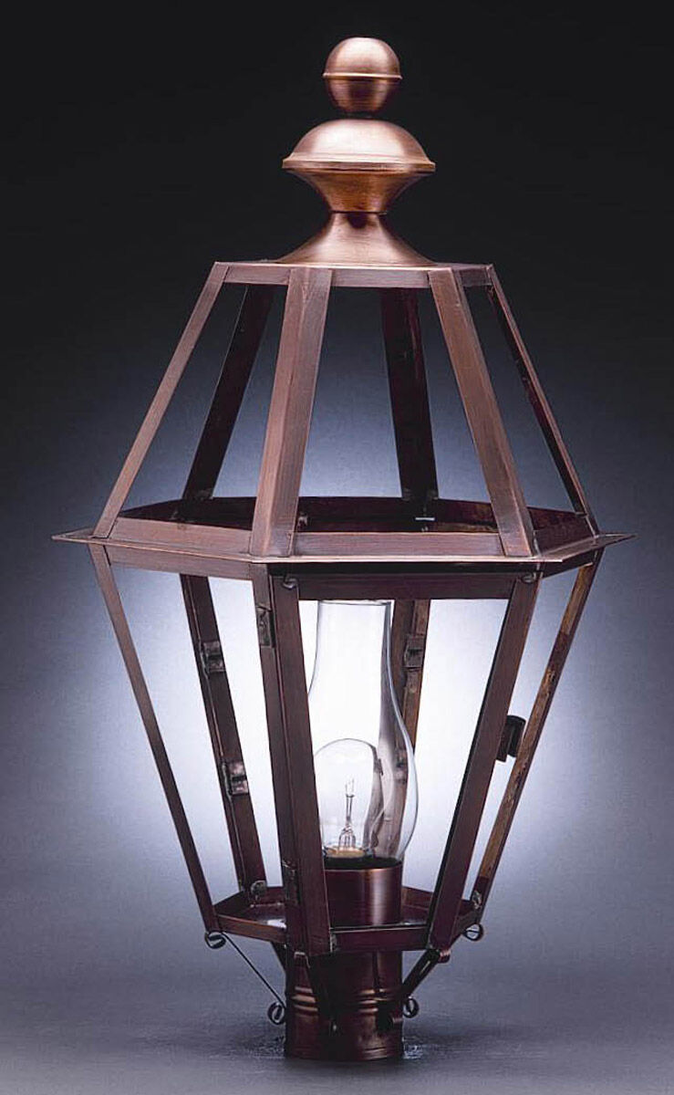 Boston 3 Light 16.00 inch Post Light & Accessory