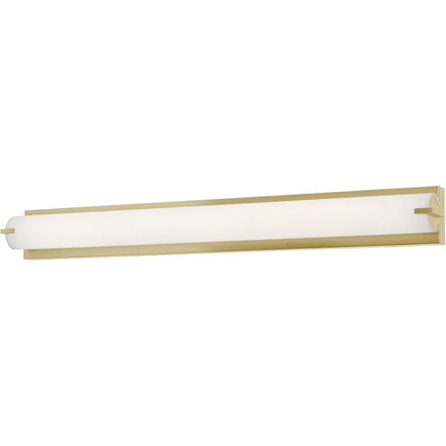 Axel LED 37 inch Satin Brass Bath Vanity Wall Light