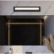 Vogue 1 Light 27 inch Black Bath/Vanity Light Wall Light