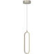 Sienna LED 3.5 inch Painted Nickel Pendant Ceiling Light