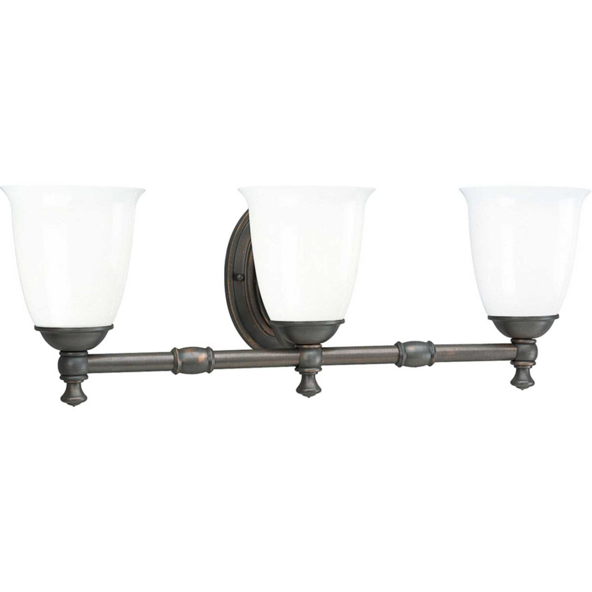 Victorian 3 Light 24.50 inch Bathroom Vanity Light