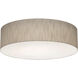 Anton 3 Light 19.25 inch Jute Flush Mount Ceiling Light