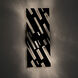 Storm Sconce Wall Light in Black Chrome