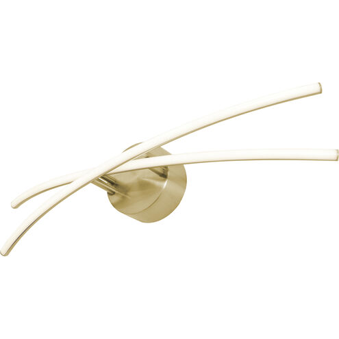 Lock LED 24 inch Satin Brass Bath Vanity Wall Light
