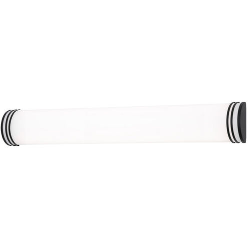Palmer LED 36 inch Black Vanity Light Wall Light