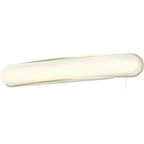 Curve Wall Light in Satin Brass