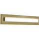 Vogue 1 Light 21 inch Light Antique Brass Bath/Vanity Light Wall Light