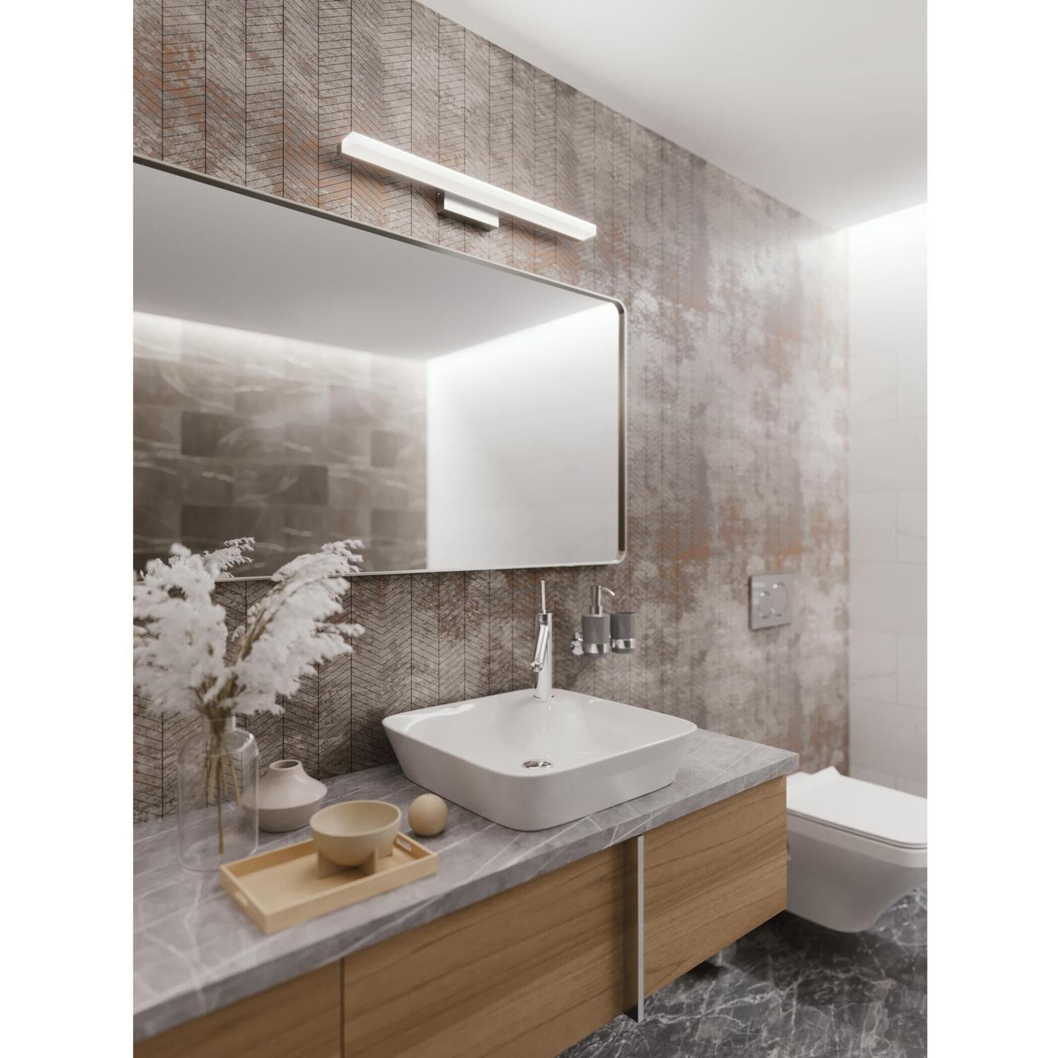 Ramona LED 28 inch Satin Nickel Bath Vanity Wall Light