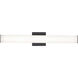 Tad LED 24.75 inch Black Vanity Light Wall Light in 24 in