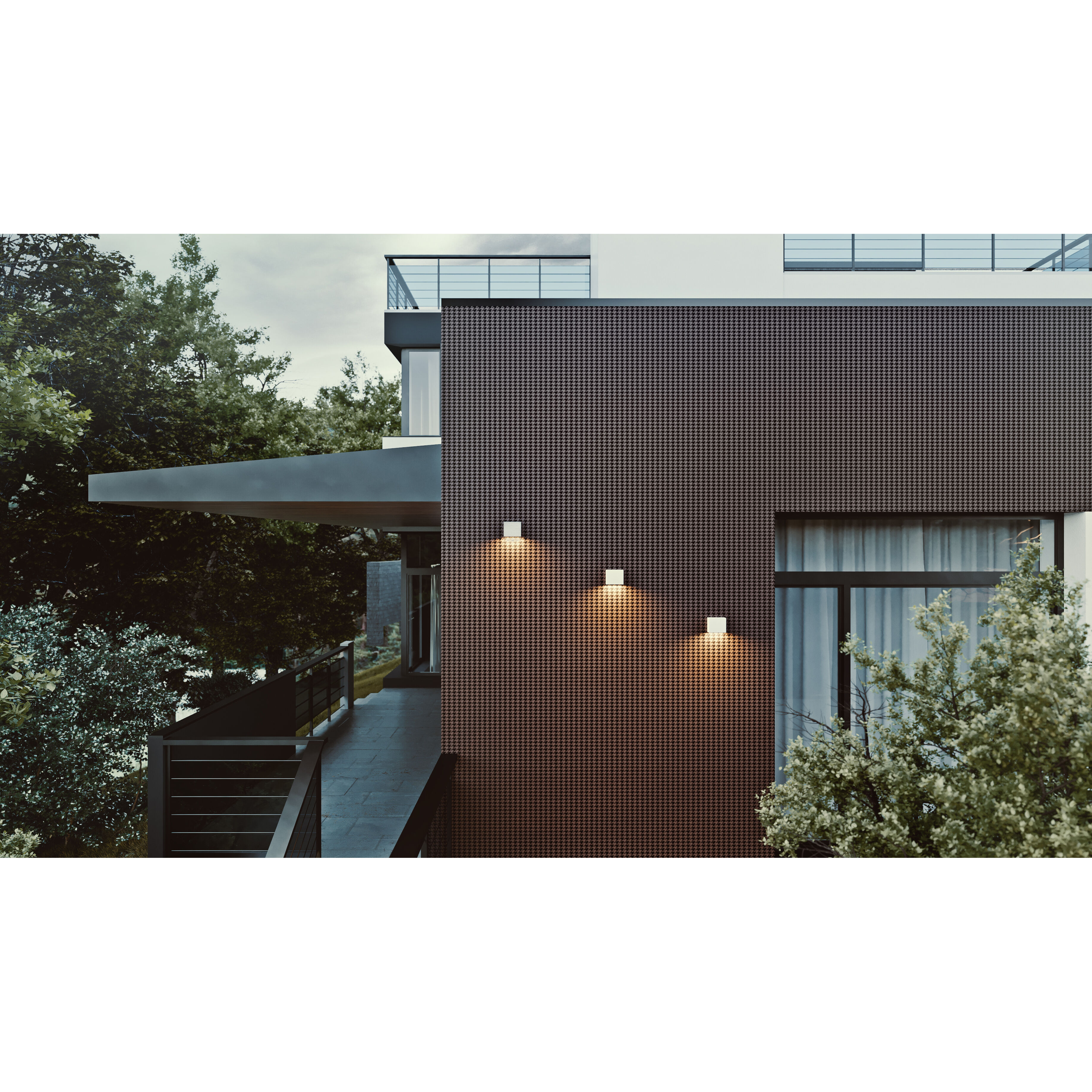 Dakota LED 3 inch White Outdoor Sconce