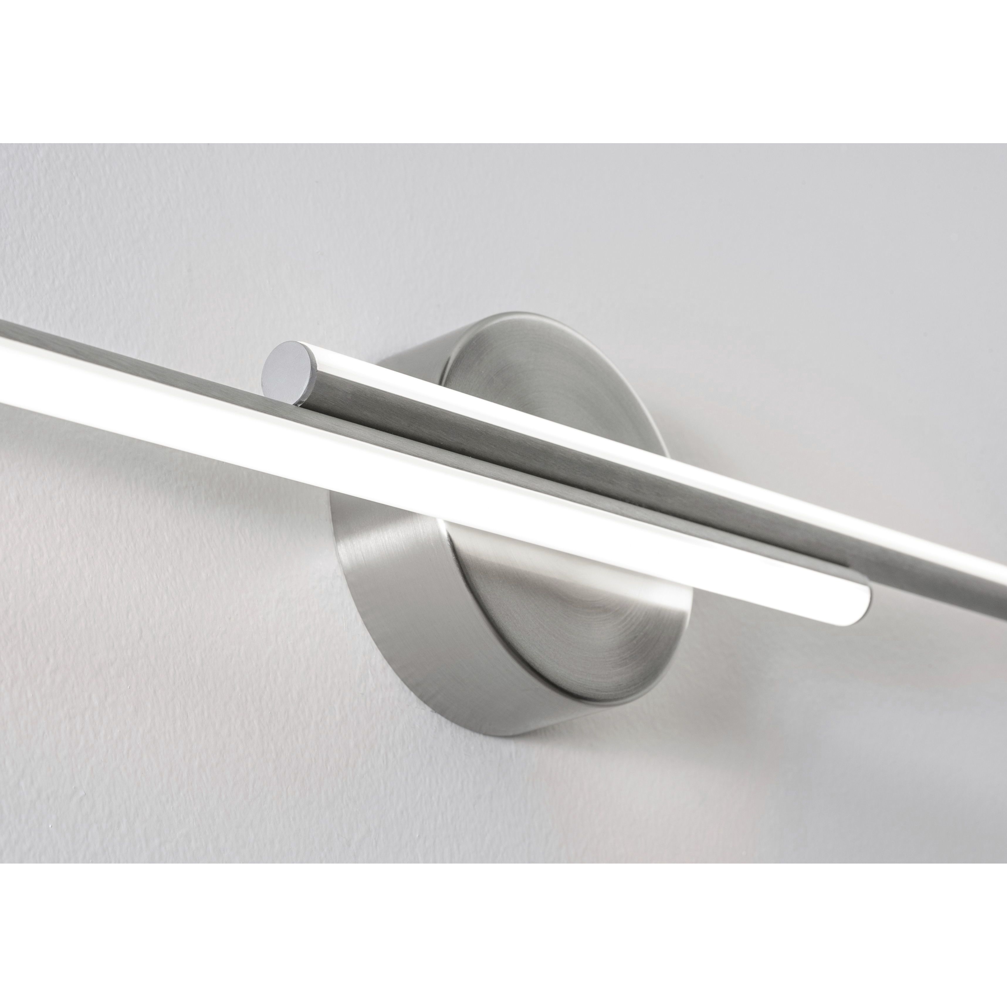 Ella LED 24.25 inch Satin Nickel Vanity Light Wall Light