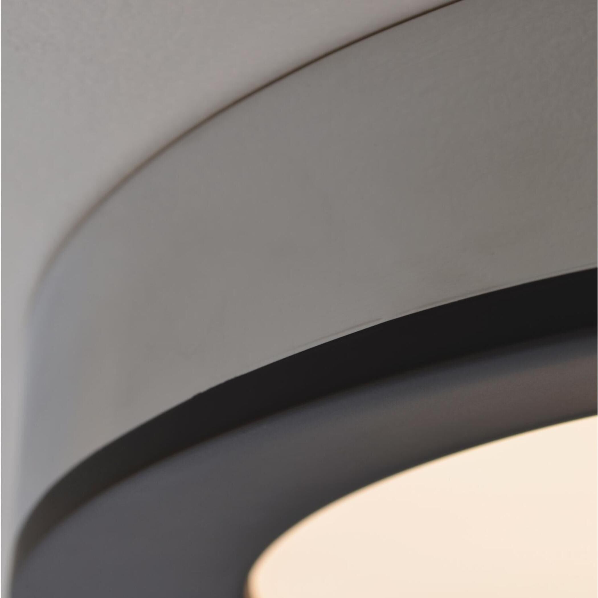 Alta LED 16 inch Black and Polished Chrome Flush Mount Ceiling Light